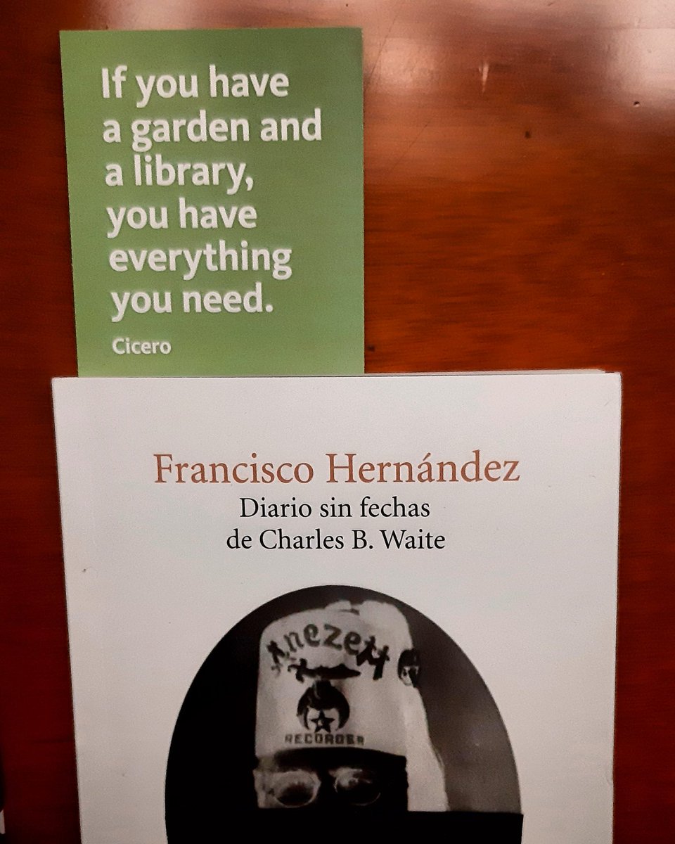 JamletInculto's tweet photo. Noche de poesía:
Diario sin fechas de Charles B. Waite 
#FranciscoHernández 
@Almadia_Edit https://t.co/DNdzqJQh0P