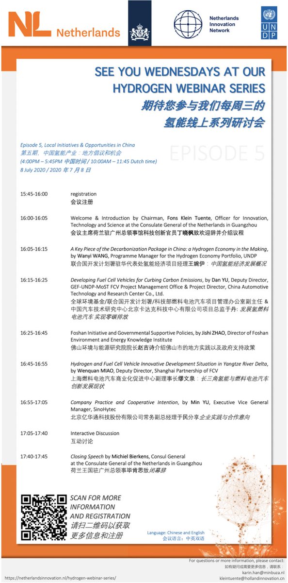 UNDPChina's tweet photo. Let’s take a deep dive into China’s hydrogen projects, opportunities, &amp; initiatives in the last episode of our Webinar Series together with @NLinChina!

Register and join us on Wednesday, July 8th! https://t.co/eazbD1BMoO