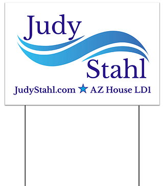 Our friend and candidate for AZ LD1 House @judy_stahl now has yard signs available! 

Request one here: judystahl.com/yard-sign-requ…
#StahlForAll #PrescottAZ #AZLD1