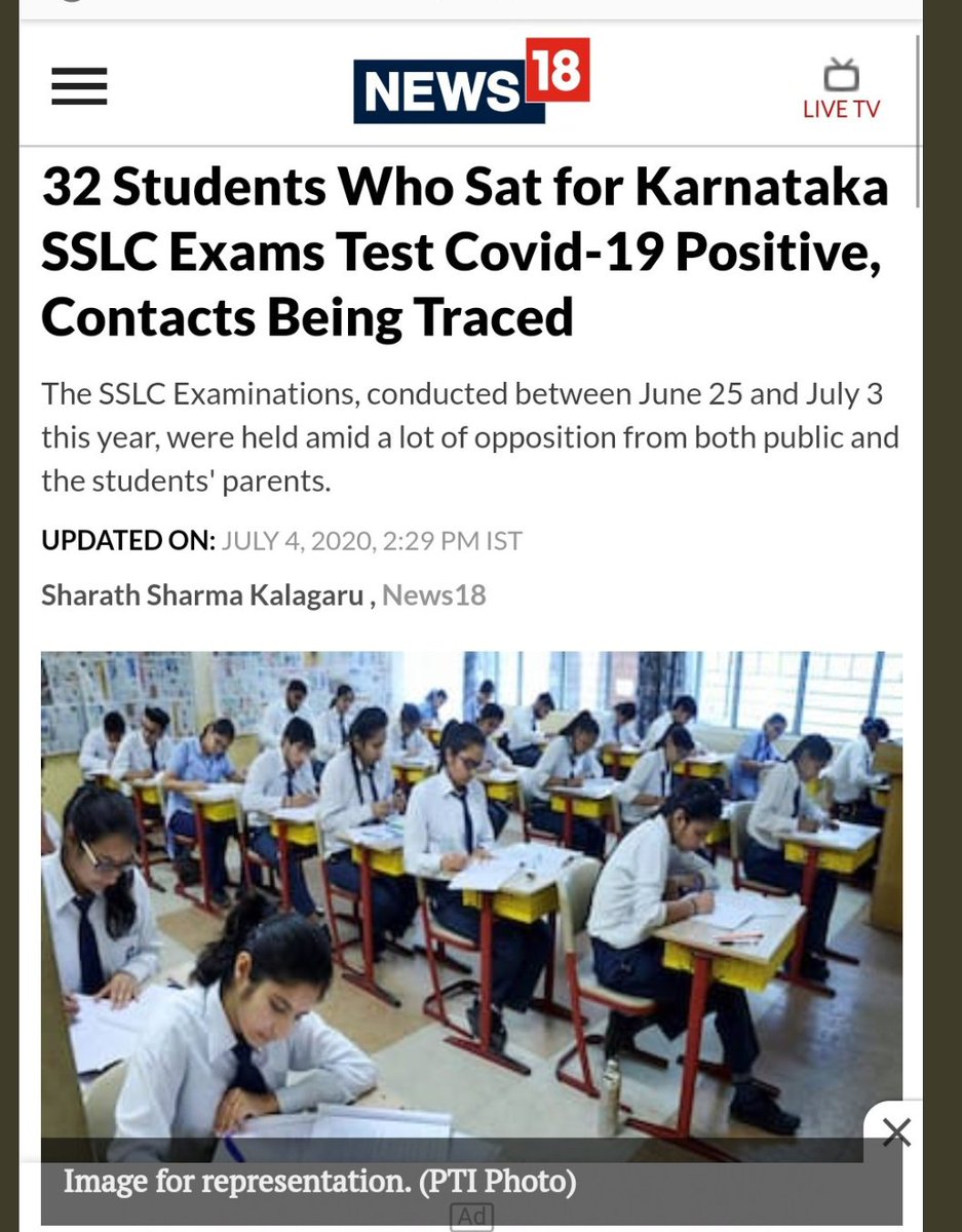 Subrata32040352's tweet photo. #StudentsLivesMatters Stupidity and overconfidence of karnataka govt. has lead to disastrous outcome. Will the govt look after their medical expenses???. https://t.co/TbTE7SDVoG