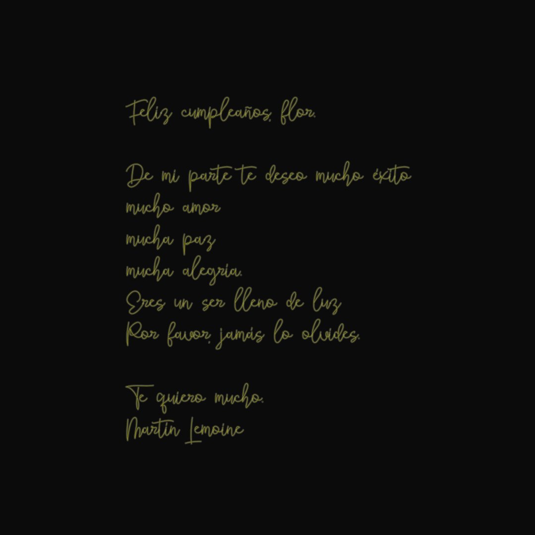mxrtinlemoine's tweet photo. . . . Mucho cariño.
#HBDAYFIO
#FiorellaDay https://t.co/7HAUwC4uyY