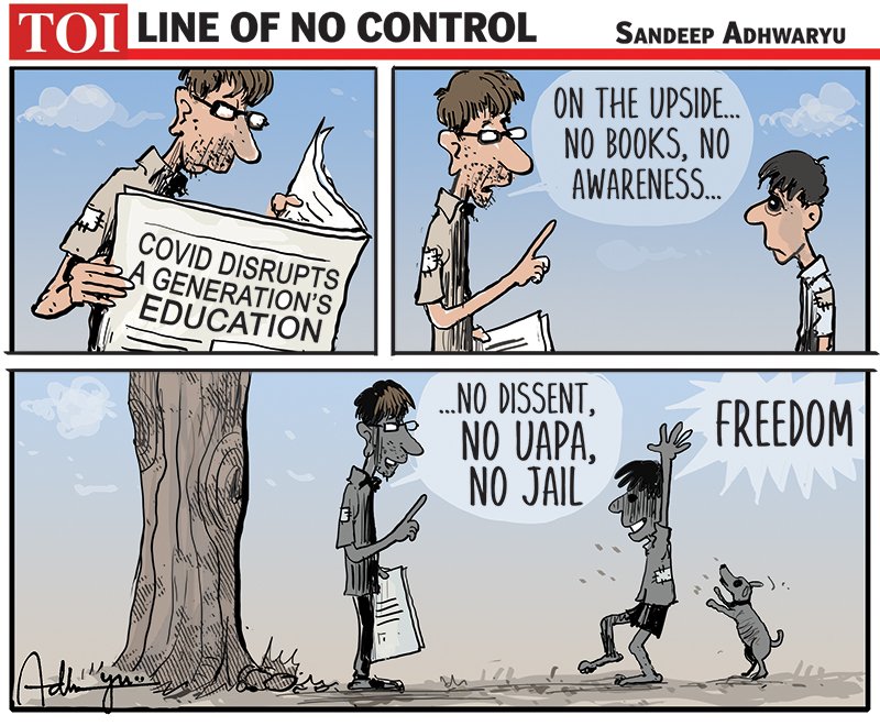 This Govt has always been against education &amp; Universities &amp; only wants the youth to be poisoned by Whatsapp Univ. It has also used Covid to further destroy education so that the youth don't learn to ask inconvenient questions