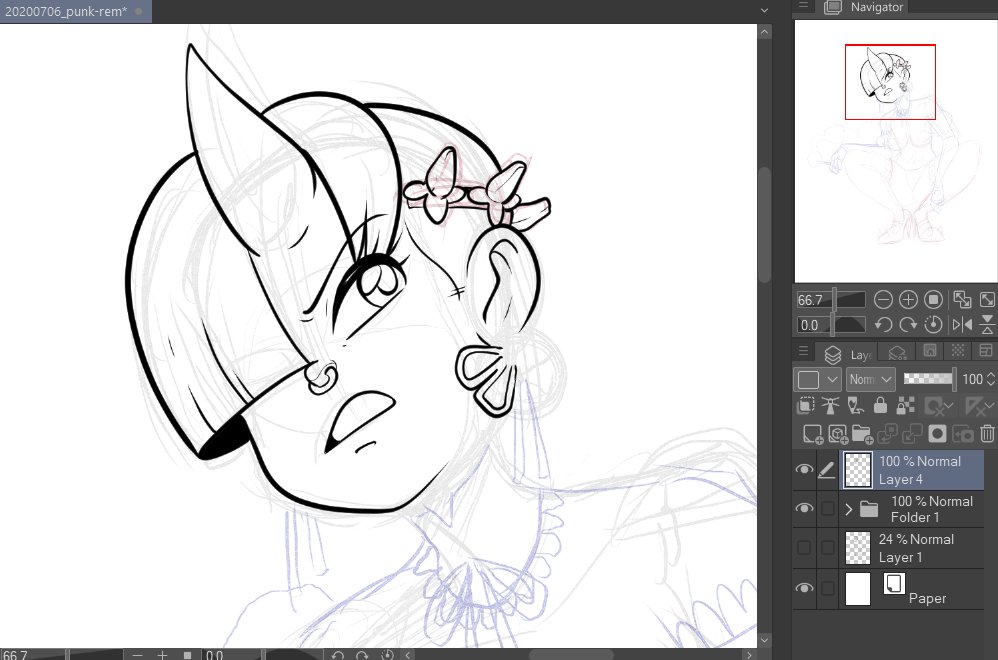 WELL! Guess I'm drawing more Punk Rem! 