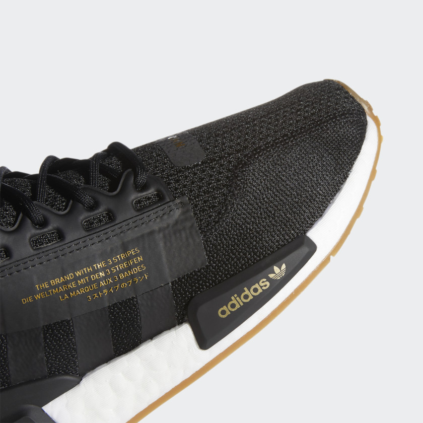 adidas nmd v2 core black gold metallic