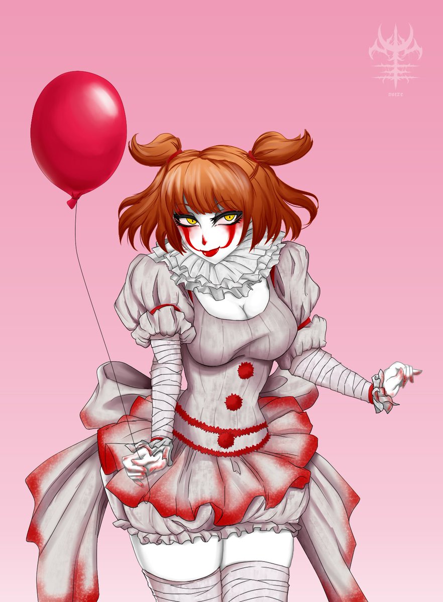 توییتر \ NOiZE EMPiRE????️COMMiSSiON OPEN! در توییتر: «Pennywise Based on the  original design Shunya Yamashita #ilustraciondigital #illustration  #digitalart #pennywise #itchapter2 #clown #bishoujo #book #horror #anime  #animefan #animegirl #red #terror ...