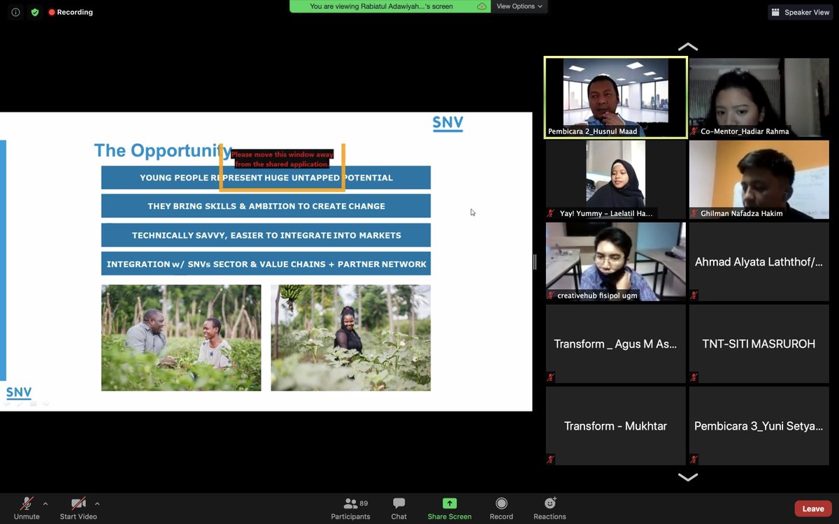 HAPPENING NOW! Pembukaan &amp; Webinar SEMETHON II (Social Entrepreneur Model Innovathon, 2020): "Millennials Challenge; Adapting and Innovating Food &amp; Nutrition Socio-Entrepreneurship during Covid-19 Pandemic" 

youtube.com/watch?v=dVZEOB…

Youtube: Transform NTB