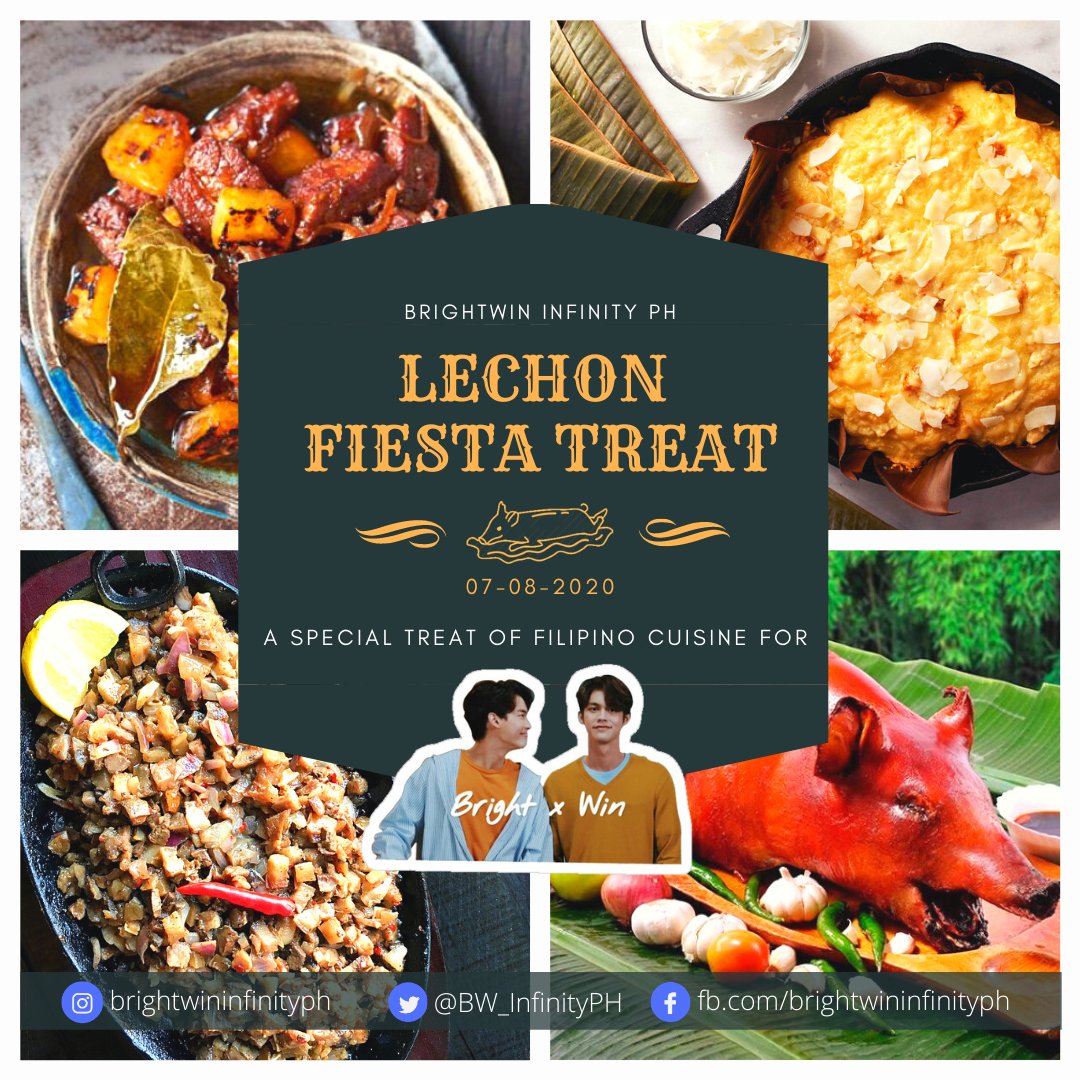 BW_InfinityPH's tweet photo. Lechon Fiesta Treat: A Special Treat of Filipino Cuisine for Bright and Win. 

Our 2nd project dedicated to support Bright and Win, including the staff of #STILL2GETHER.

Our menu includes 1 whole lechon and other authentic Filipino dishes with the participation of ~~ https://t.co/V80j93BhtY