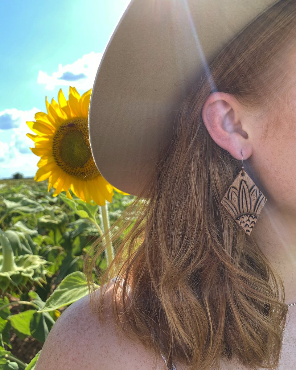 hgleatherworks's tweet photo. Check out our custom earrings! Ask us about these guys! https://t.co/UqIfaktx5m