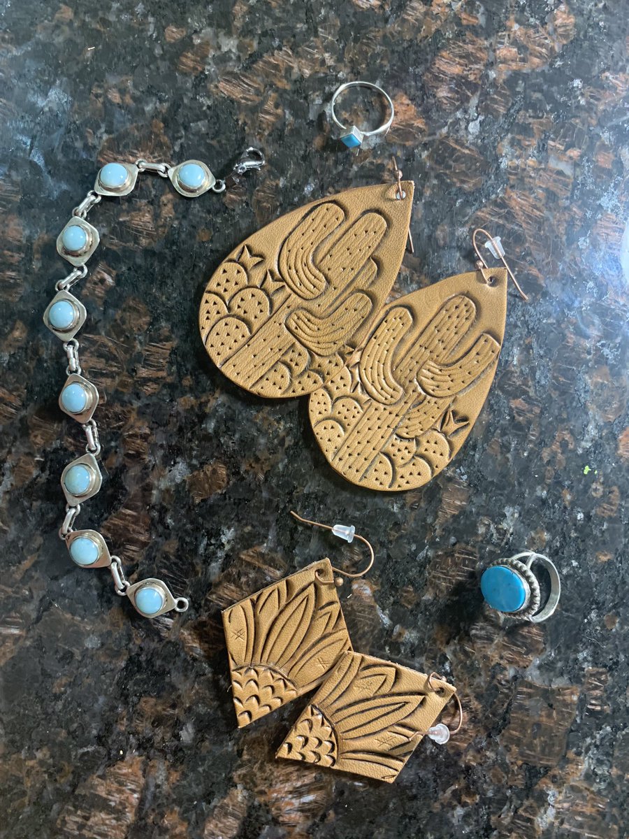 hgleatherworks's tweet photo. Check out our custom earrings! Ask us about these guys! https://t.co/UqIfaktx5m