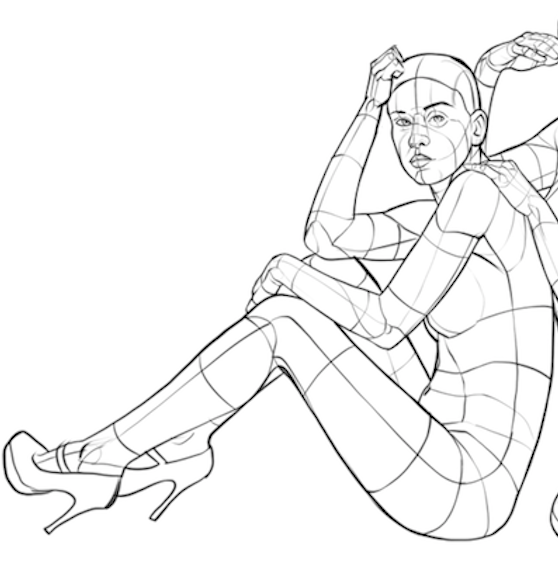 Figure Drawing in Pencil. Sitting Man. Stock Illustration - Illustration of  hand, artistic: 129810845