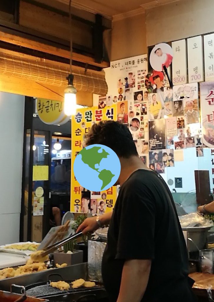 continuing with Ten’s influence. Ten went to a korean restaurant once and uploaded a selfie. So many fans from different countries visited the restaurant after his selfie to eat what ten had to the point the owner changed the menu to ‘Ten’s menu set’. +Ten‘s pics inside the shop