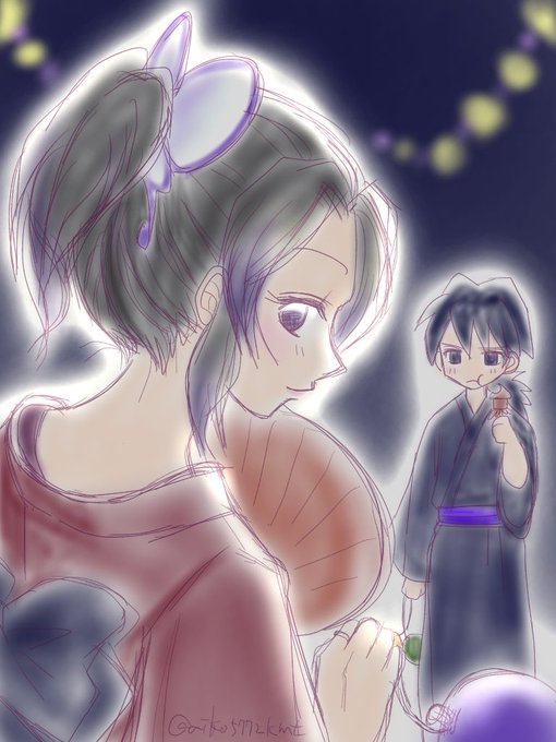 夜会巻きのtwitterイラスト検索結果