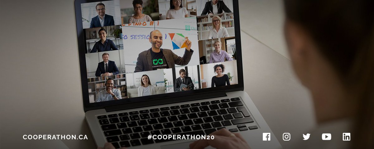 cooperathon's tweet photo. Venez nous joindre pour la 1ère séance d'information du #cooperathon20 le vendredi 17 juillet à midi
Survol des nouveautés, incluant prix et démos de la nouvelle plateforme des participants Global! 
https://t.co/VHihUTHzsK https://t.co/NLEHFHpRMu