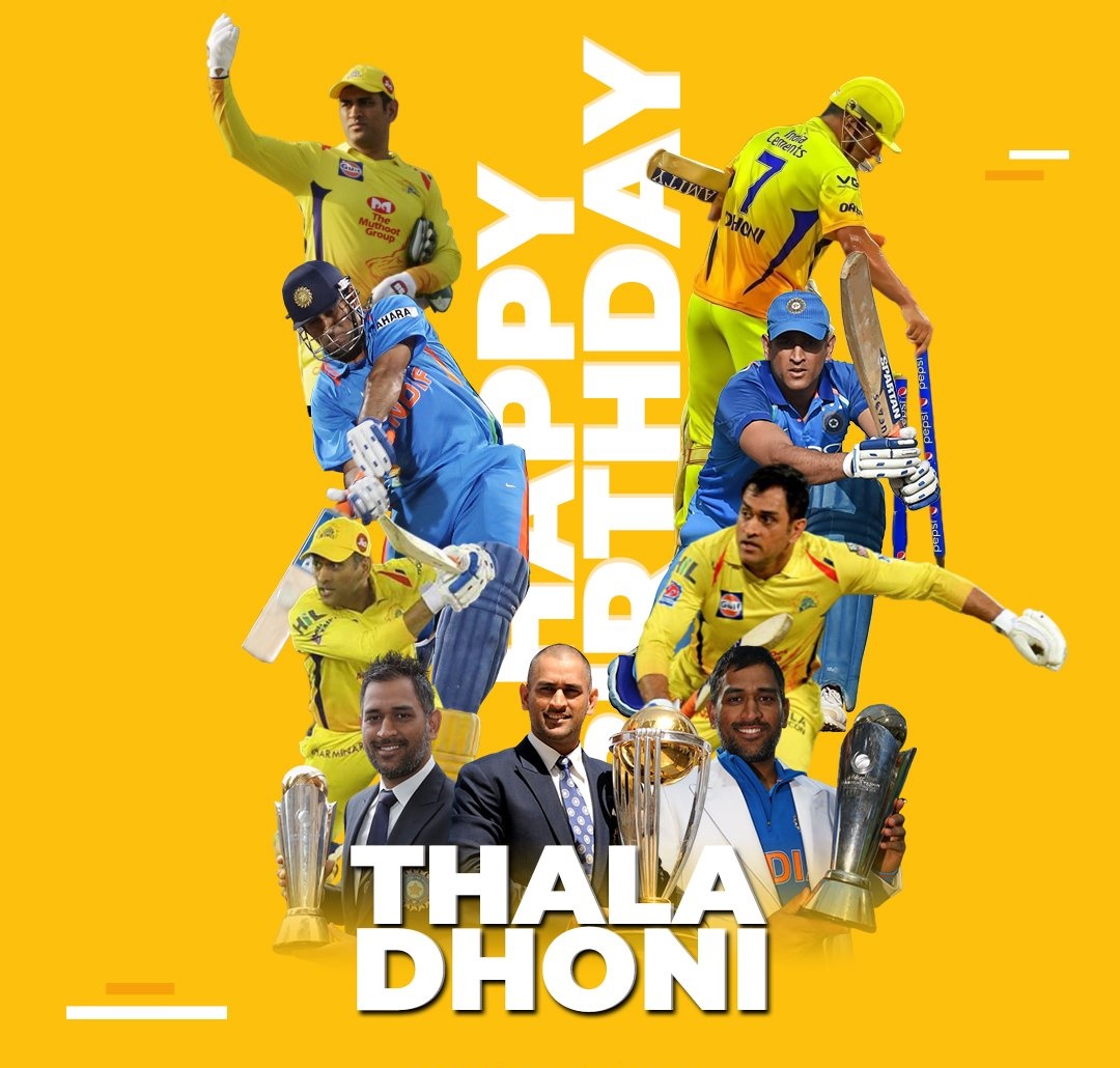 v_hardik_'s tweet photo. An inspiration to millions of people around the world and one of my biggest role models. Wishing you a very happy birthday 🎉🎈
@msdhoni 
#HappyBirthdayDhoni https://t.co/JTB5nM6Pit
