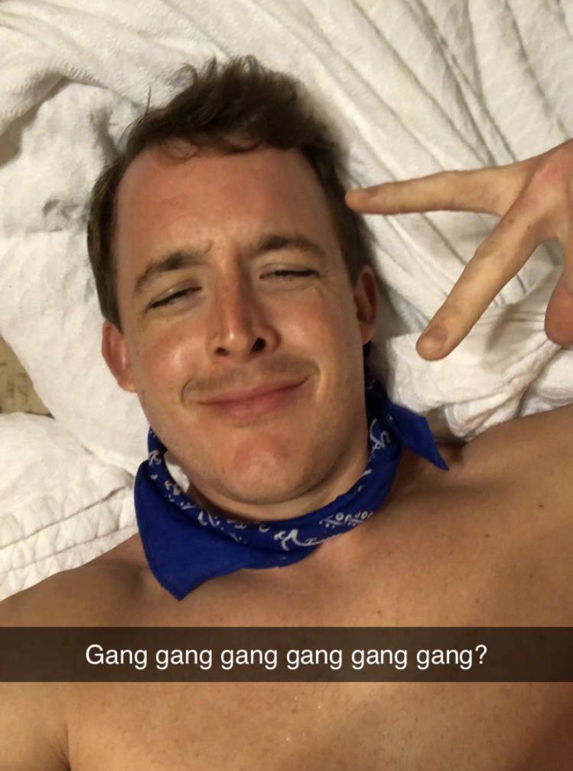 The_BMBL's tweet photo. #BMBLFunFact As a 6 year VET, Riley Finnegan (captain of Team Finnegan) has only won one playoff series #hotseat https://t.co/qNy2W4oLCn