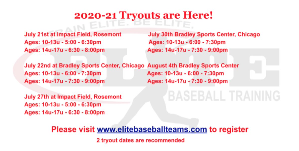 teams_elite's tweet image. Tryout season is here!  Visit elitebaseballteams.com to register! @elite_baseball
