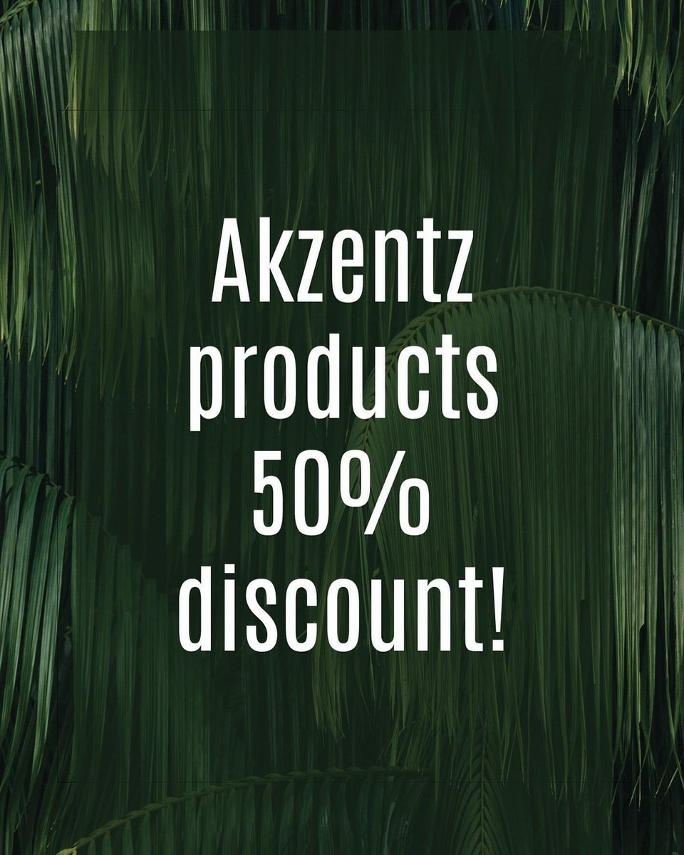 NailAffairSA's tweet photo. Get 40% off ALL Akzentz products and 50% off if you buy any 10 items.
Discounted prices:
Luxio colours 15ml - R178
Proformance 7g - R178
Options 4g pot - R105
Gel Play 4g pot - R138 
Prices include VAT.

#clearance #luxiogel #Akzentzlovers #luxio https://t.co/Z7aBrOatDB