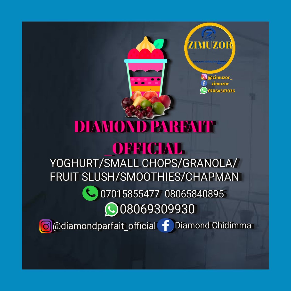 ZimuzorOkonkwo's tweet photo. Nothing is as beautiful as your business logo.
Get a professional logo for as low as 2000

Package include
👉🏿 3d mockup
👉🏿Transparent background logo for watermark (PNG FILE)
👉🏿JPEG FILE

#TuesdayThoughts #lockdownextension #TuesdayMotivation #tuesdayvibes https://t.co/lOO7N4G02U