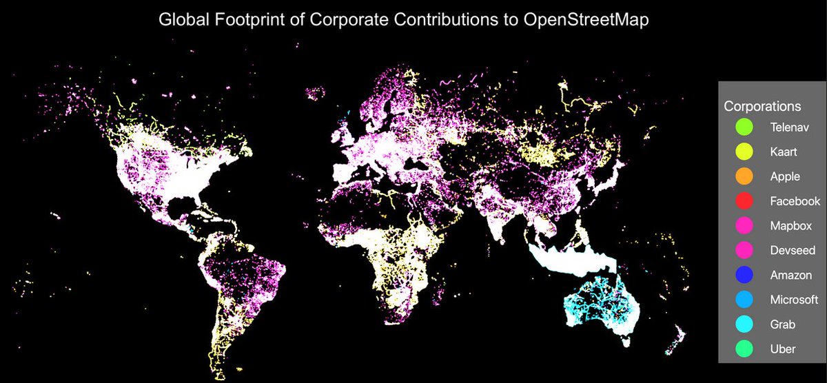 KCLMapathons's tweet photo. Look at #Apple go in #Africa! 

Corporate Editors in the Evolving Landscape of #OpenStreetMap https://t.co/Tu2445gq3C https://t.co/AZB5m3ptp7