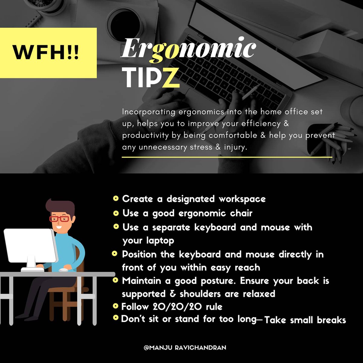 Manjuu1802's tweet photo. #workfromhome #covid #wfh #motivation #stayhome #staysafe #socialdistancing #coronavirus #entrepreneur #quarantine #lockdown #business #love #fitness #stayhealthy #money #work  #homeoffice #success #smallbusiness #workfromhomelife #makemoneyonline #ergonomics #healthyliving https://t.co/4xWvqFhs6j