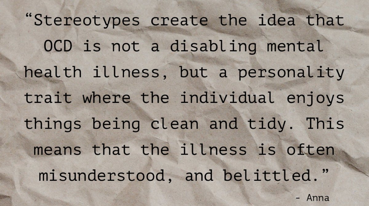 OCDUKYA's tweet photo. Anna talks about the dangers of stereotyping OCD here; https://t.co/k8TkRXEDhU #ocd #ocdrecovery #ocdawareness https://t.co/0Seu4sZ985