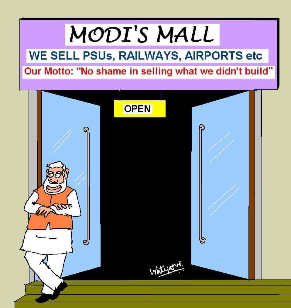 SitaramYechury's tweet photo. Modi’s new India.
‘Before me the void,
After me the deluge’ https://t.co/OE8GcO3rXk