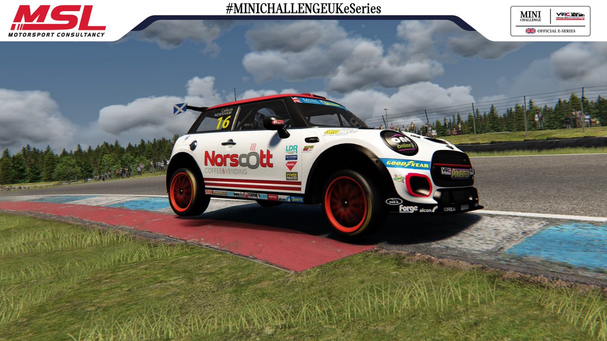 Images from Rnd7 of the #MSLMotorsport <a href="/MINIChallengeUK/">The MINI CHALLENGE UK</a> Official eSeries, at Knockhill.
➡️3 thrilling races
➡️3 different winners
➡️series debut for <a href="/SennaProctor/">Senna Proctor</a> 
Final round:  Brands Hatch GP, Saturday, live from 11.50am.
#MINI #MINICHALLENHGEUKeSeries #eSports #TeamMSL