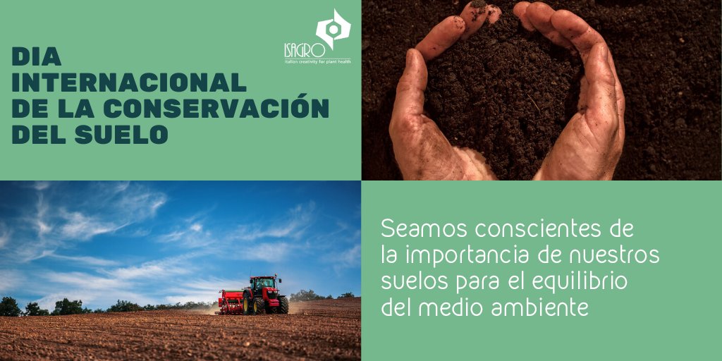 isagro_es's tweet photo. ¡Feliz #DiaInternacionaldelaConservaciondelSuelo! Recordemos la importancia que tienen nuestros suelos como sustrato para el crecimiento de la vegetación, garantizando los nutrientes necesarios para todas las especies. #ISAGRO #Agricultura #medioambiente #sostenibilidad https://t.co/JVnUxVE8EC