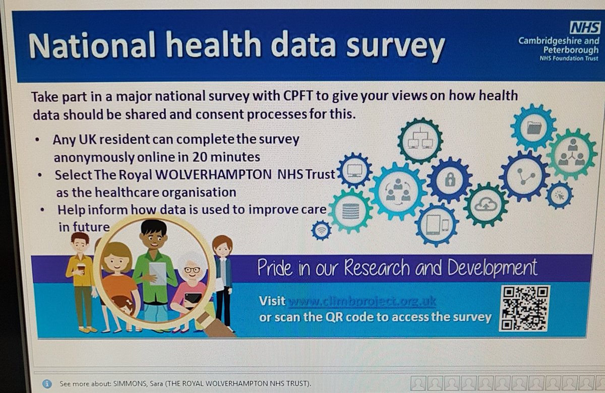SarahMilgate's tweet photo. RWHT is recruiting participants for this research study. Please go to https://t.co/1CTZnB2FT5 to participate. Please RT. Many thanks https://t.co/uAawQGXG56