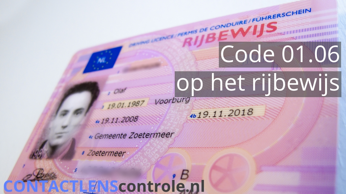 Heb jij code 01.06 op het rijbewijs? Zorg er dan altijd voor dat jij je bril of contactlenzen draagt tijdens het autorijden. Lees er meer over op: bit.ly/31SC895  
#rijbewijs
#bril
#contactlenzen
#CBR
#oogmeting