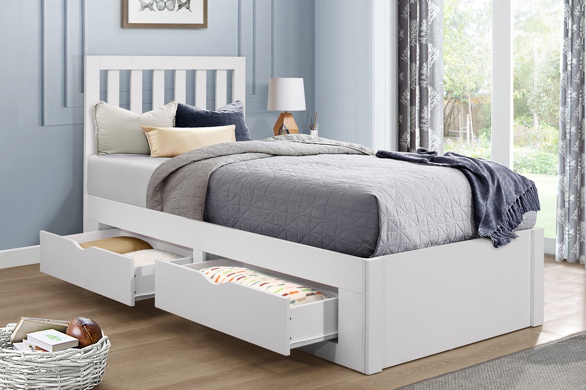 🚀 Keeping kids' bedrooms neat and tidy is a breeze.

How? Our NEW Appleby #Bed comes with four large drawers so you can add easy storage to even the most compact of bedrooms.

It's just one click away: bit.ly/ApplebyBedFrame
-
#Cardiff