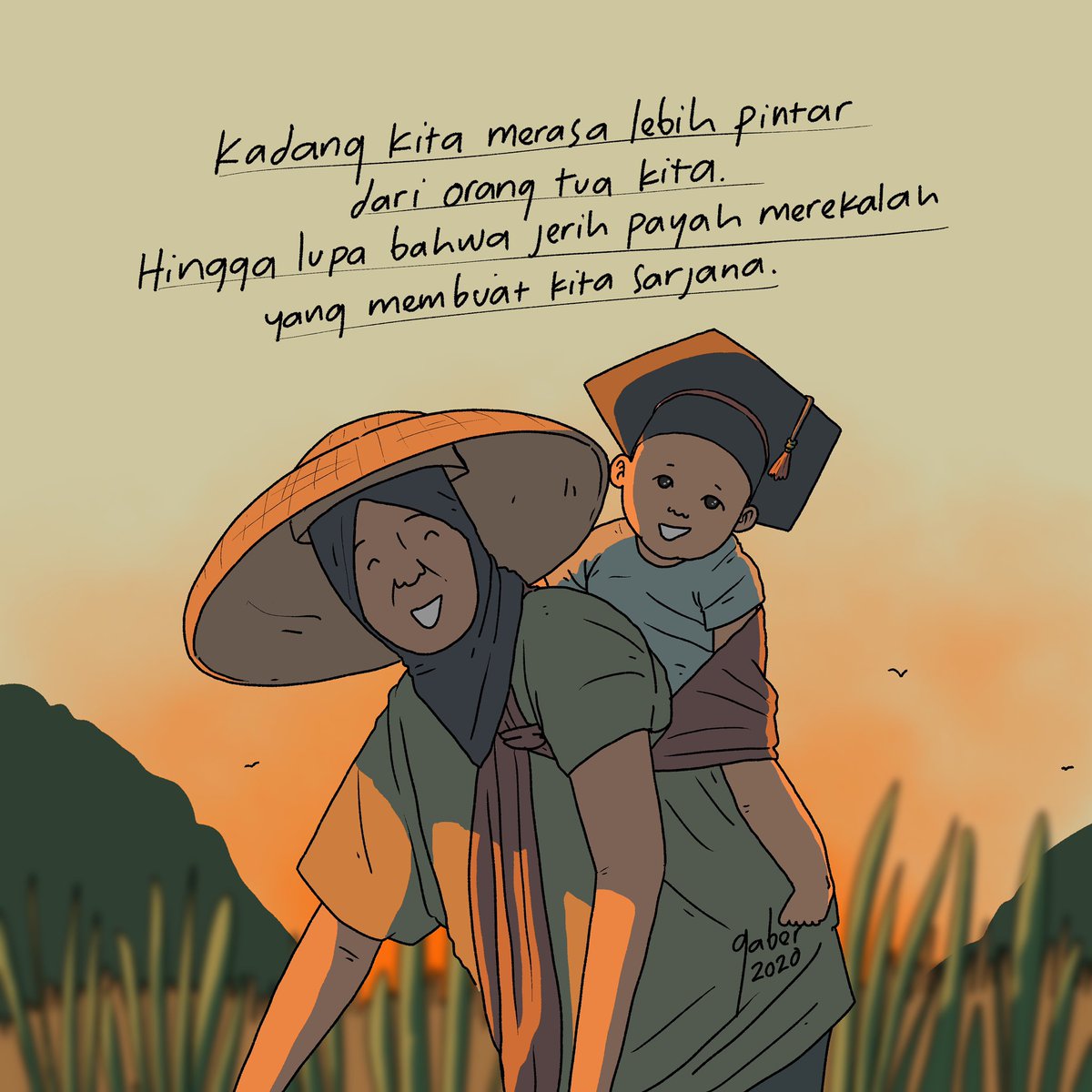 banggaber's tweet photo. Banggalah karena memiliki orang tua hebat,
bukan gelar yang hebat

#banggaber https://t.co/XP1FiVlmG1