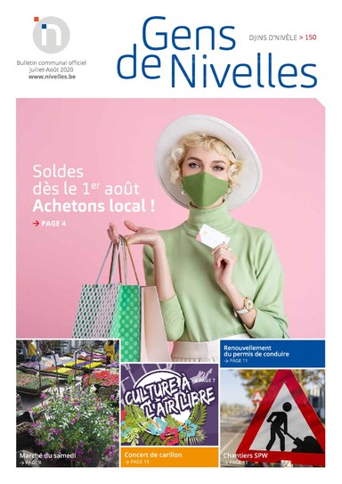 VilledeNIVELLES's tweet photo. Le bulletin communal "Gens de Nivelles" n° 150 (juillet-août 2020) est en ligne ...

https://t.co/3foAdbosy2 https://t.co/94sJMVC4Qy