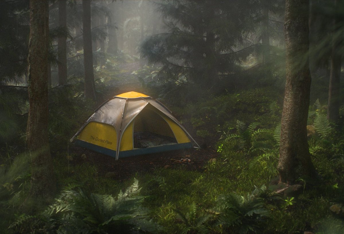 CoziestThe's tweet photo. Who loves camping?

#cinema4d #c4d #xparticles #octanerender #octane #digitalart #artwork #3d #motionlovers #motiongraphicscollective #motiondesign #motiongraphics #cgi #forester #quixel https://t.co/WzKKuhZe9s