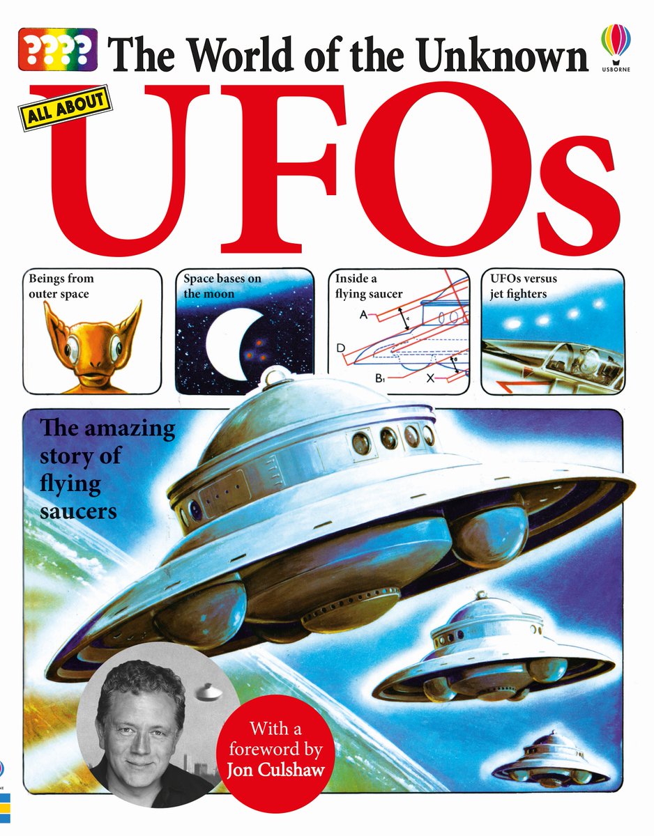Anna Howorth (@annahoworth) on Twitter photo Hello, what's THIS? <a href="/jonculshaw/">Jon Culshaw</a> has written a new foreword for #WorldoftheUnknown UFOs 👽🛸- another <a href="/Usborne/">Usborne Publishing</a> cult classic is back!
Out this Oct, pre-order now:
<a href="/hivestores/">Hive.co.uk</a> bit.ly/HiveUFOs
<a href="/AmazonUK/">Amazon.co.uk</a> bit.ly/AmazonUFOs Hello, what's THIS? <a href="/jonculshaw/">Jon Culshaw</a> has written a new foreword for #WorldoftheUnknown UFOs 👽🛸- another <a href="/Usborne/">Usborne Publishing</a> cult classic is back!
Out this Oct, pre-order now:
<a href="/hivestores/">Hive.co.uk</a> bit.ly/HiveUFOs
<a href="/AmazonUK/">Amazon.co.uk</a> bit.ly/AmazonUFOs