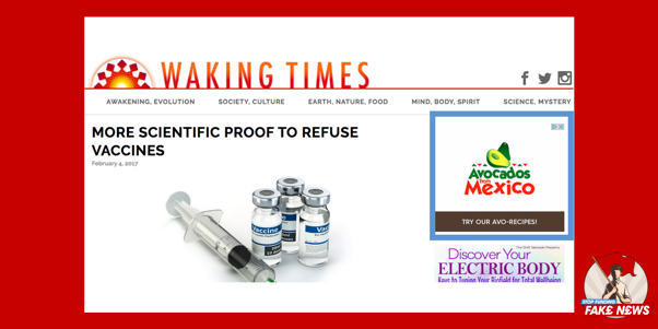 8/ “More scientific proof to refuse vaccines”:The study was criticised by the European Medicines Agency who said it “seems to have been carried out in a manner that might have affected its own findings”. @AvosFromMexico, your ads are funding this.  #LiesCostLives