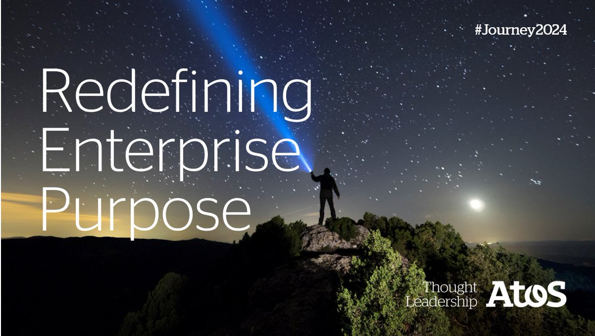 GerhildReckerth's tweet photo. Get ready to understand what is necessary to maintain relevance and thrive in an ever-changing world. Explore Atos vision in #Journey2024: https://t.co/ylMqK6hUt2 #EnterprisePurpose #AtosSC https://t.co/0OI5tpbTHC