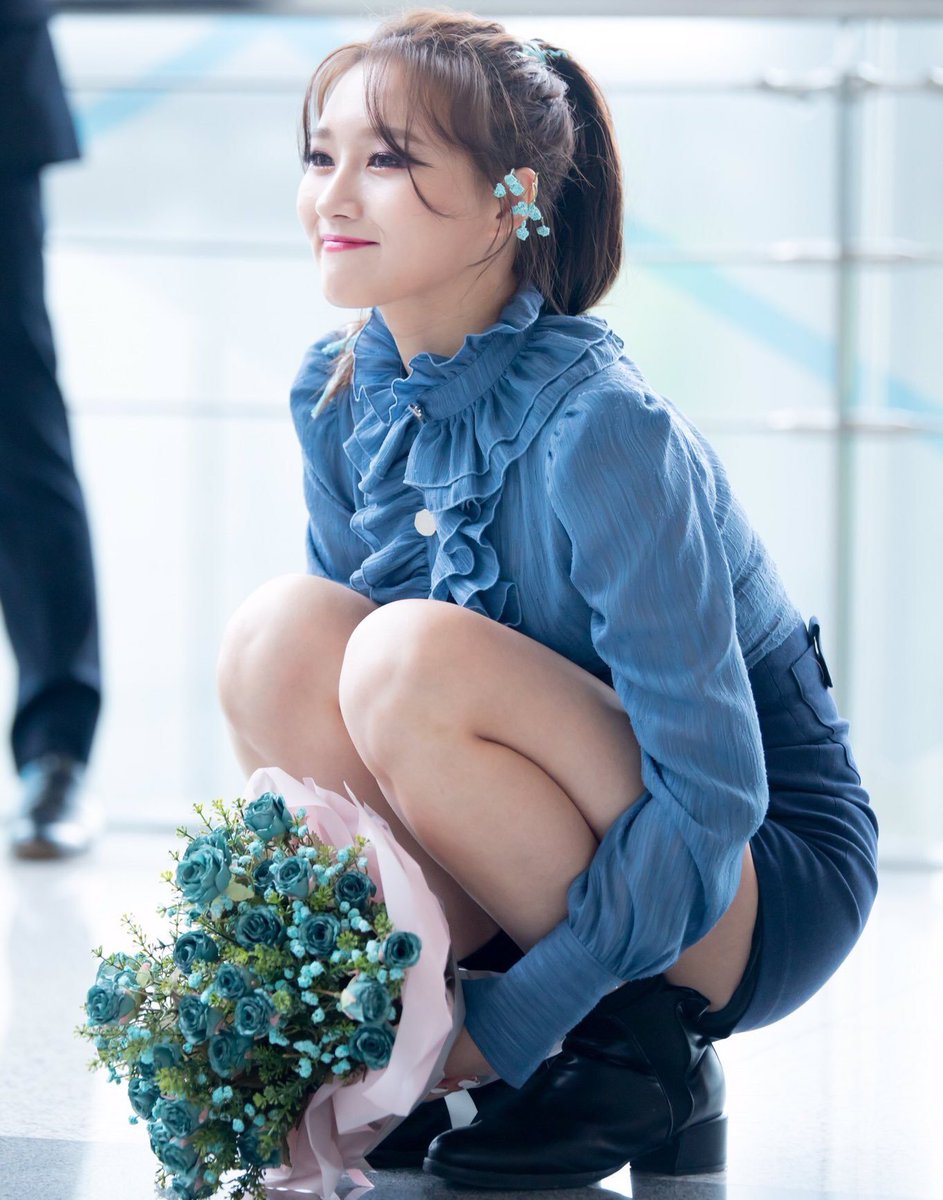 The way she sits is-