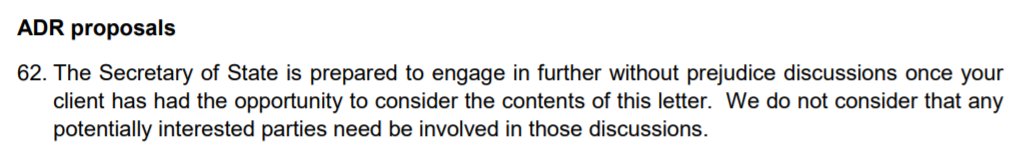 What is abundantly clear from this paragraph - which is a very unusual form - is that  @MattHancock is super-keen for us to go away. (Don't worry, we won't).