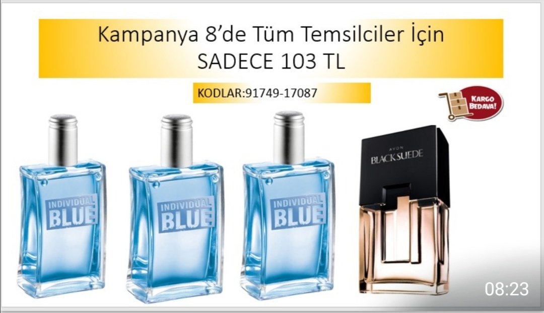 4 parfüm tamı tamına 103 TL beyler bu fırsatı kaçırmayın 🥰🥰🤗🤗🤗  sipariş için lütfen DM 👈🥳 #avon #avonturkiye #avonofficial #sakarya #karasu #izmit #çarşı #alemdar #belsa #cumhurıyetparkı #yürüyüşyolu #avon #üyelikücretsiz #kocaeli #keşfet #sks