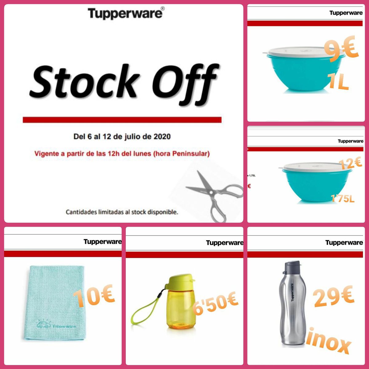 miriam_duran's tweet photo. Unidades limitadas!!!
Sólo esta semana!!
#tuperware #tupperwareespaña #ecofriendly #librebpa♻️ #regalosoriginales #stockoff #unidadedlimitadas https://t.co/aXg9LEXQu8