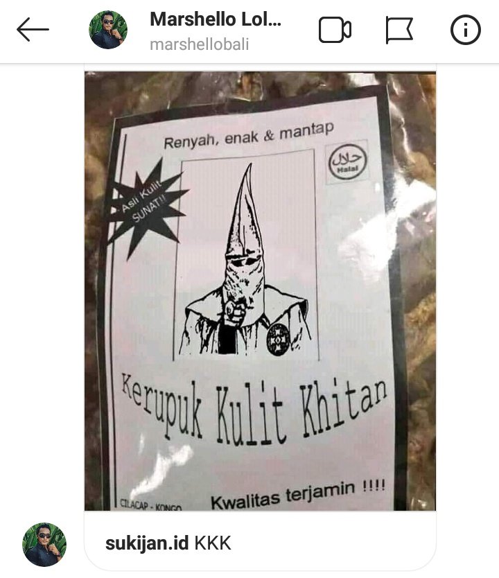 KikiTheKlan's tweet photo. dikirimin ginian sama papa Rockabilly Bali. 

(((KKK)))

🏄🏽‍♀️🌊🏖️🤣 https://t.co/IQqL00wo0S