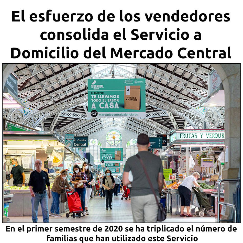 hosteleriaenvlc's tweet photo. EL ESFUERZO DE LOS VENDEDORES CONSOLIDA EL SERVICIO A DOMICILIO DEL MERCADO CENTRAL

https://t.co/X1nACReIyx

@MCentralVlc #MercadoCentralValencia #MercatCentral #HosteleriaEnValencia #CompremAlMercat #LaOtraFormadeComprar #ServicioADomicilio #PrimerSemestre2020 #EstadoAlarma https://t.co/uud8uPlfFu