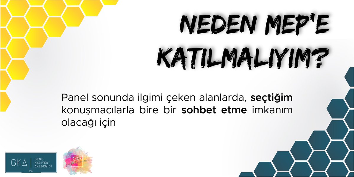 GencKariyerAkd's tweet photo. Neden Meslek Erbabı Panelleri'ne Katılmalıyım? 

#kariyer #mesleksecimi #kariyergelisimi #meslek #BirİnsanBirMeslek #MEP20 https://t.co/vGROeUYUjj