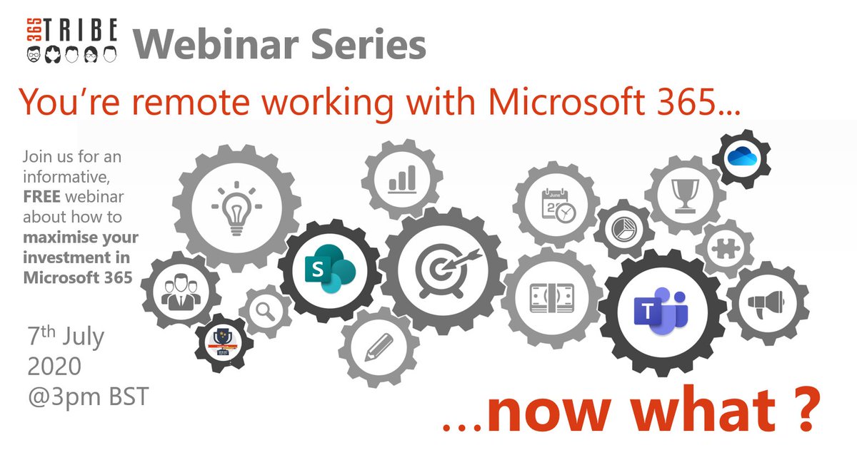 maguireap's tweet photo. Recently invested in #Microsoft365? Don't forget to join myself and @your365tribe for an informative, FREE webinar TOMORROW, July 7 at 10 am EDT/3 pm BST on how to maximize your investment. Register now!
https://t.co/fnAHYt4WXx
#remoteworking #Office365 #M365 https://t.co/7hkxEahcMi