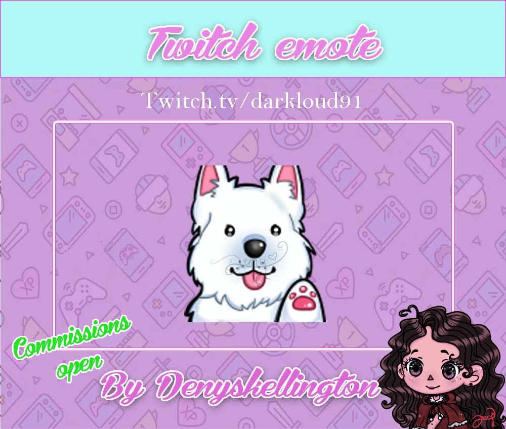 Denyskellington's tweet photo. [RTs appreciated]
Hi friends 🥰after several inconveniences I reopen commissions, here are some examples of recent work
if you want some Twitch, Discord , Facebook emotes, sub badges, panels, cards ,etc DM me! 
**Paypal only **
#TwitchEmoteArtist #TwitchAffilate #commissionsopen https://t.co/3QBQ5CN2x9