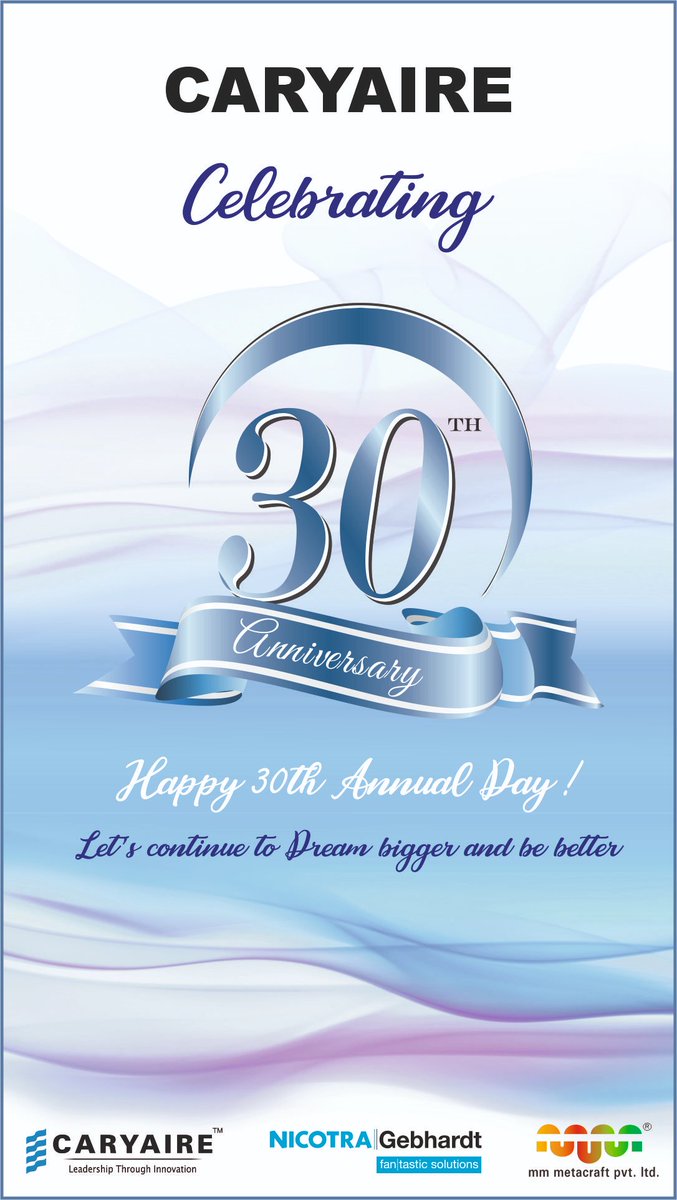 CARYAIRE™ GROUP: Celebrating 30th Annual Day!