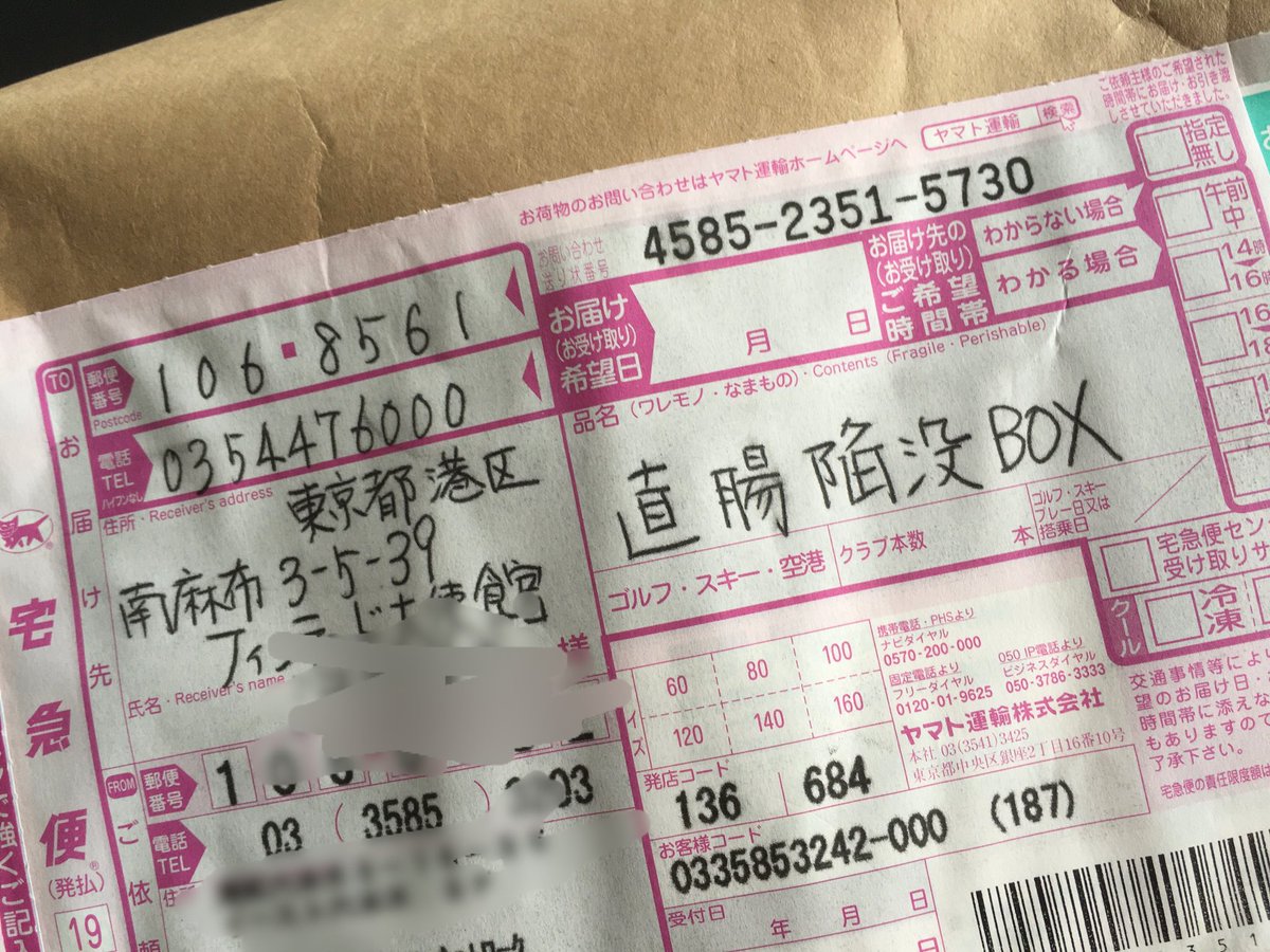 なんか、すごいの届いた！