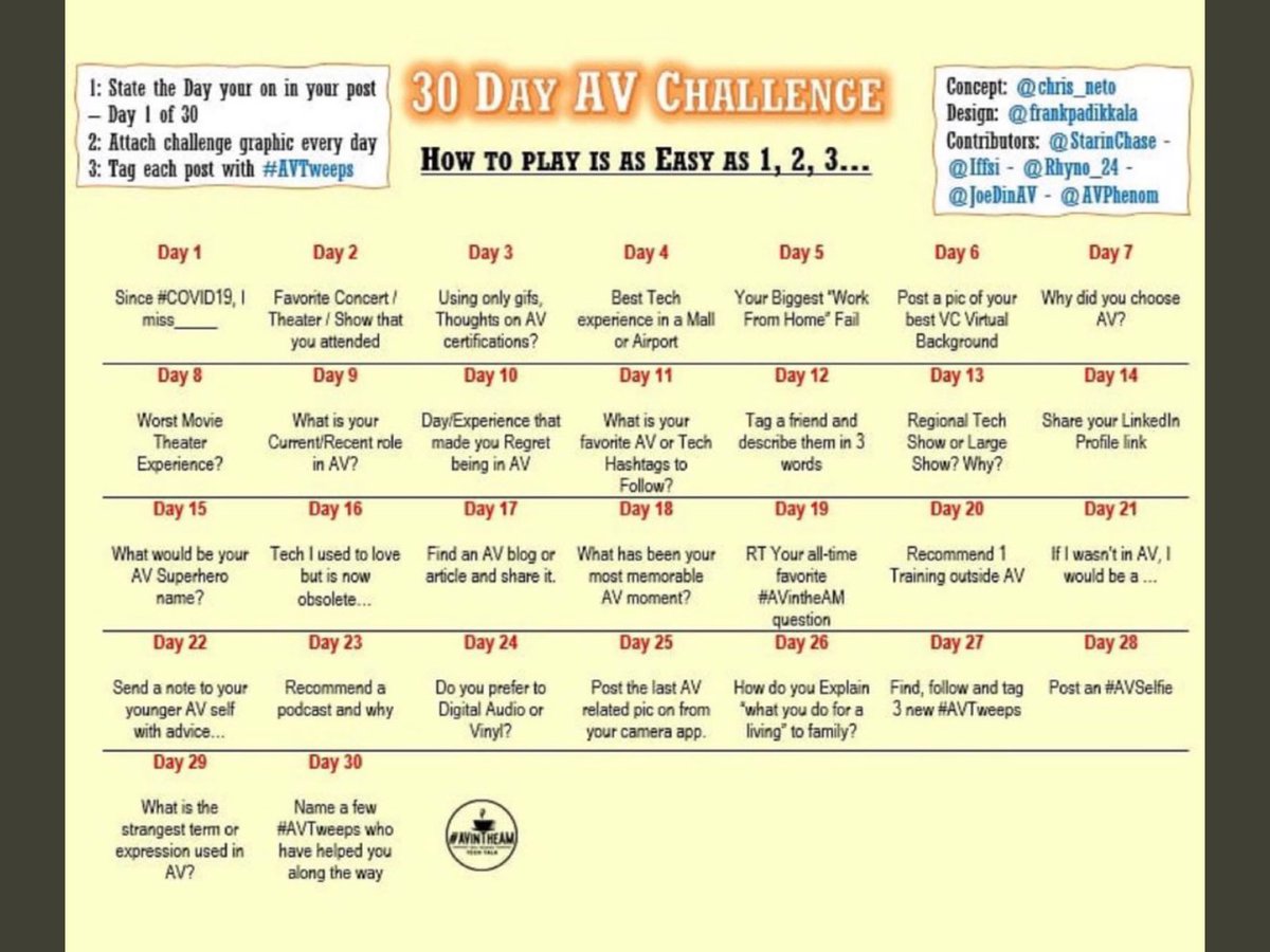WrittenByMurphy's tweet image. 30 day AV challenge day 11

Favorite hashtag to follow

#AVTweeps
#avintheam 
#avixawomen 

I am enjoying the ongoing conversation with people who do not tire of the topic. I usually wear people out, but these hashtags let in enough people to never have to stop