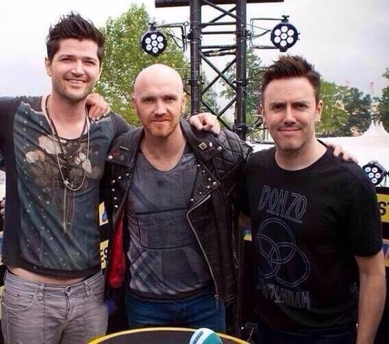 Good morning, have a lovely day @thescript_danny @thescript @glenofthepower #thescriptfamily #thescript #dannyodonoghue #marksheehan #glenpower #myfavband #awesomemusic